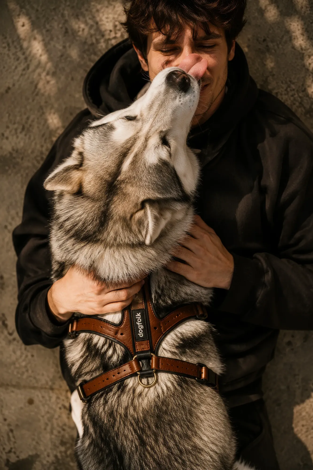 Dogfolk Sibirya kurdu body tasma uygulaması