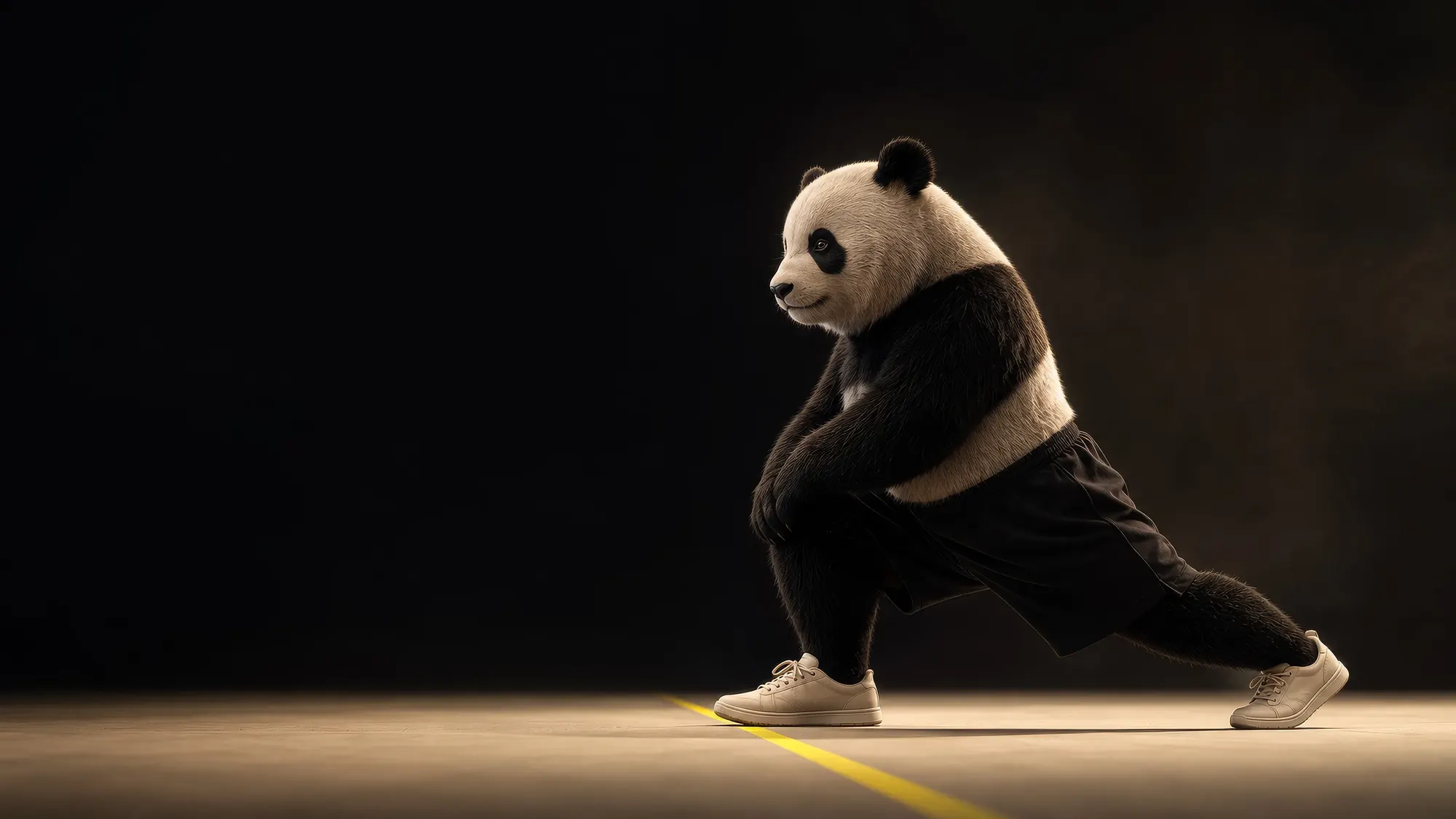 Panda App marka karakteri için panda görseli